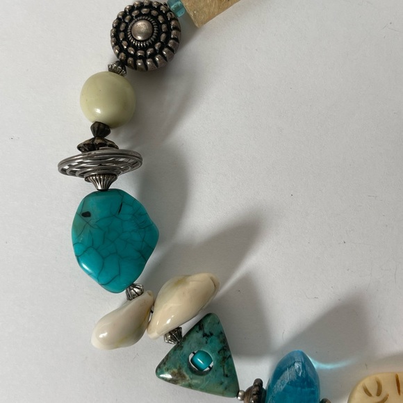 Otreska Vintage Glass Beaded Necklace 16 Inch - Picture 5 of 11